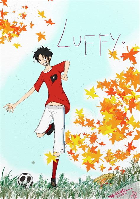 Luffy As A Footballplayer D By Asmeets95 On Deviantart