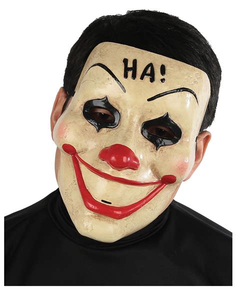 Vintage Horror Clown Face Mask For Halloween Karneval Universe