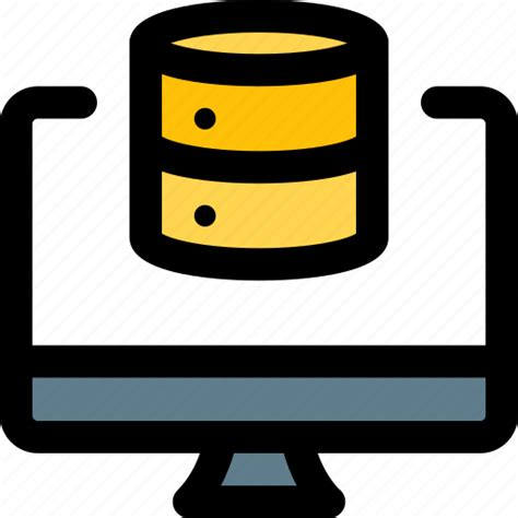 Desktop Database Server Storage Icon Download On Iconfinder