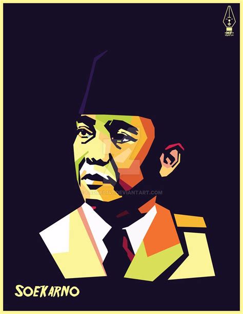 Soekarno On Wpap By Fadhel Soekarno Quotes Wpap Art Collage Design