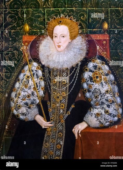 Elizabeth I Portrait Of Queen Elizabeth I Of England By An Unknown
