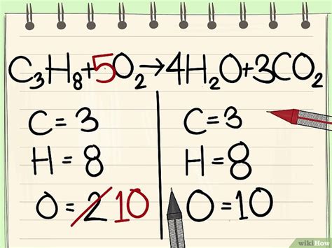 Cómo Balancear Ecuaciones Químicas 10 Pasos