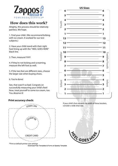 Make \'em fit is the solution. Zappos Kid Shoe Size Chart printable pdf download