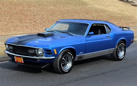 1970 Ford Mustang 1970 Ford Mustang Mach 1 Grabber Blue For Sale To