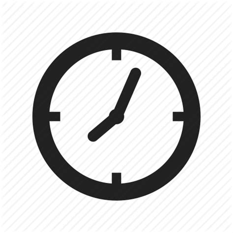 Show your clock dimmed on a blank screen. Application, black, circle, clock, contact, mobile, smart phone, time, vector icon