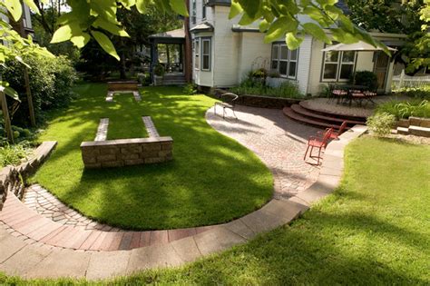 And it turned out great so we wanted to share the design and items. Horseshoe Pitch and a Peanut Gallery - Traditional ...