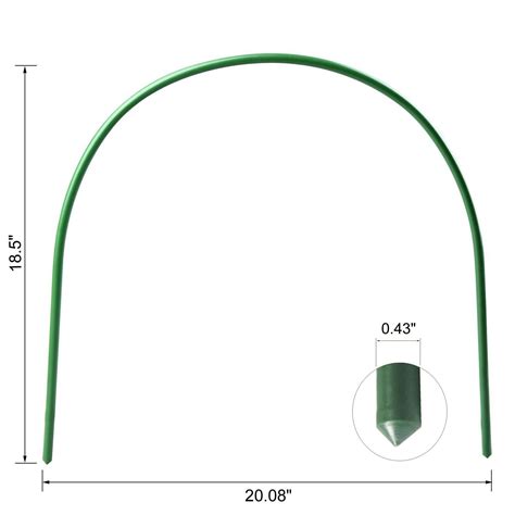 We like bending metal wire into useful forms, designing and handmaking. Mofvg Row Tunnel Hoop Greenhouse Garden Hoops Grow Support ...
