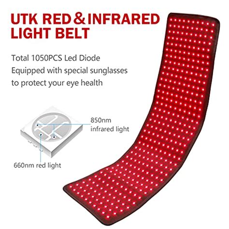 Utk Red Light Therapy Devices Wearable Wrap 660nm Led Red Light And