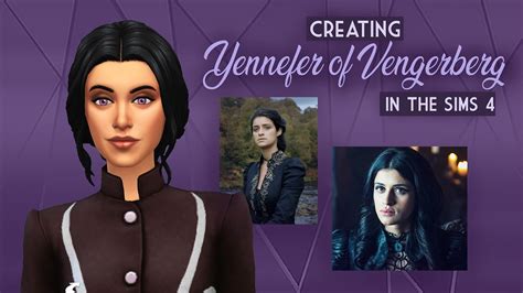 the sims 4 making yennefer of vengerberg from netflix s the witcher in cas youtube