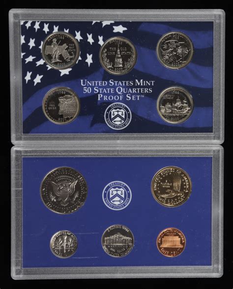2000 United States Mint State Quarters Proof Set Of 10 Coins