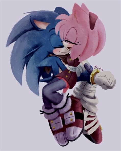 Pin By Amelia Rose On Sonamy Boom Sonic And Amy Sonic Sonic Heroes
