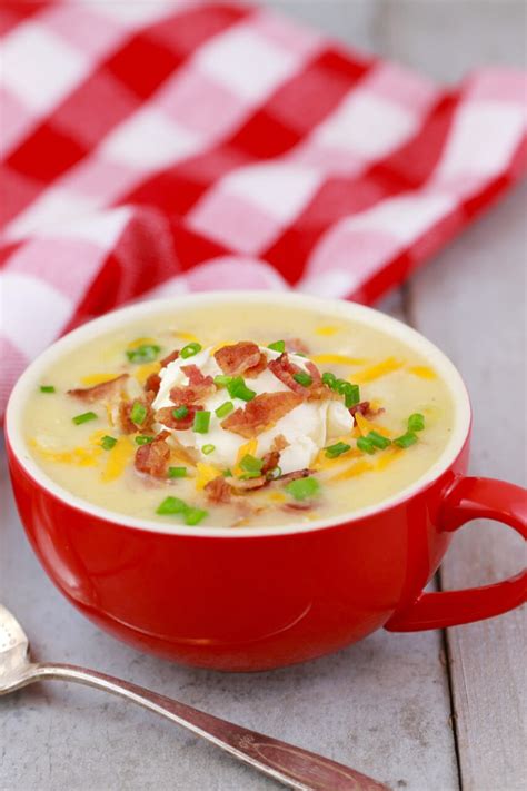 The microwave isn't just for reheating leftovers! Microwave Potato Soup in a Mug (Microwave Mug Meals ...