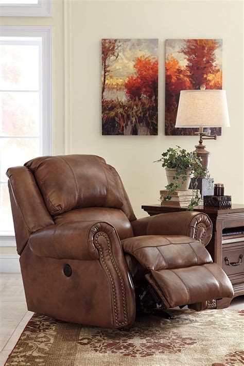 Decorative accents include piping, rolled arms and a pleated. Ashley Furniture Signature Design - Walworth Power ...