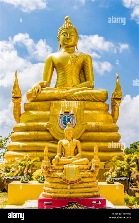 The Golden Buddha Statue At The Big Buddha Complex The Great Buddha