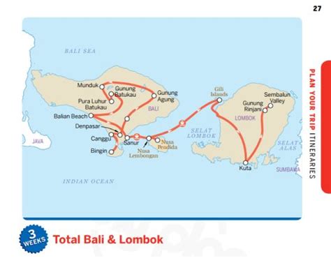 FREE Bali Lombok Lonely Planet Top Itineraries