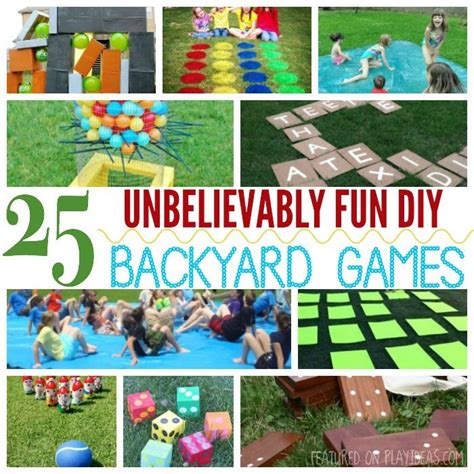25 Unbelievably Fun Diy Backyard Games For Kids Fun Diy
