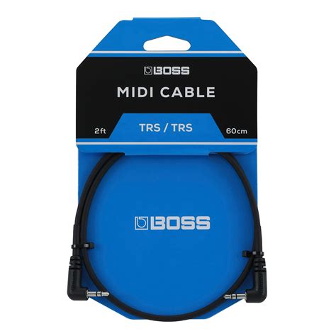 Boss 2 Ft 60cm Midi Cable With Right Angle Andertons Music Co