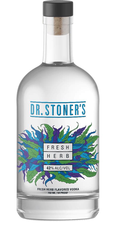 Dr Stoners Vodka Fresh Herb Virginia 750ml Remedy Liquor