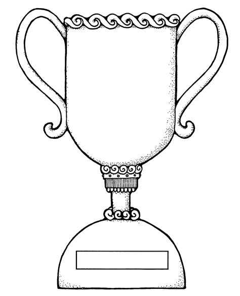 Coloring Books Pop Football Trophy Cup Printable Coloring