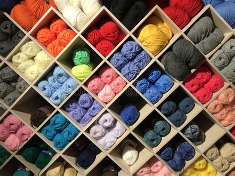 Different Colors Wool Balls Stock Image Image Of Knitting Abstract