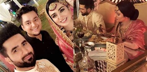 In Pictures Sarah Khan Ties Knot With Falak Shabir In A Romantic