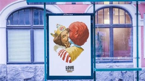 Ronald Mcdonald And Burger King Mascot Kiss In New Lgbtq Pride Ad ‘we