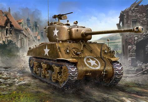 Tanks M4 Sherman Tank Hd Wallpaper Peakpx