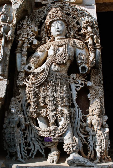 Hoysaleshwara Temple Sculptures And Doorways