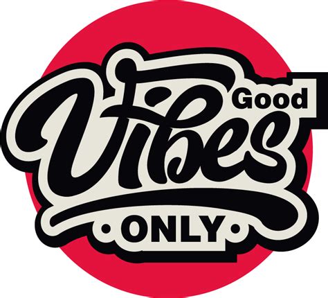 Positive Vibes Only Motivational Sticker Tenstickers