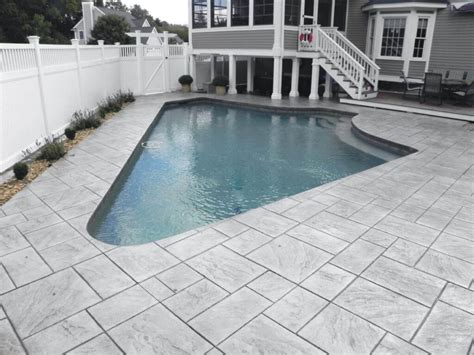 Pool Deck Stamped Concrete Services For Port St Lucie Residents