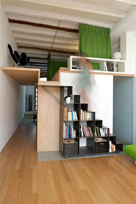 a mezzanine floor definition | Tiny house stairs, Tiny loft, Loft spaces