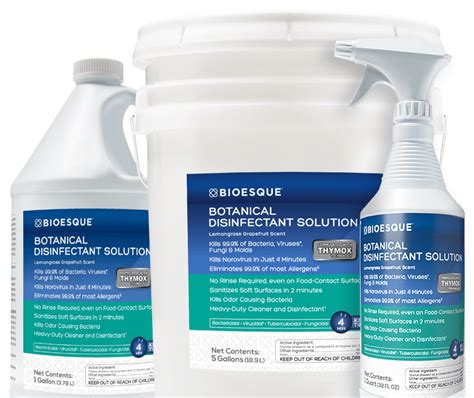 Botanical Disinfectant Solution Bioesque Solutions Natural Solutions Disinfect Sanitizer