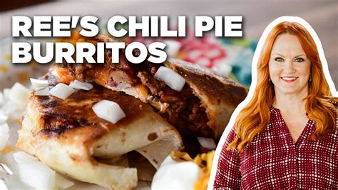 Ree Drummond S Chili Pie Burritos The Pioneer Woman Food Network Youtube