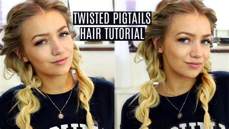 Grown Up Pigtails Tutorial Youtube