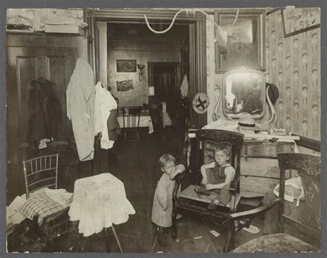 Two Children In Tenement Rooms Circa 1910 Tenement Antique Photos