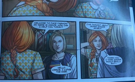 Ginger Reference In The Comic A Tale Of Two Timelords Sorry For Bad Lighting Rdoctorwho