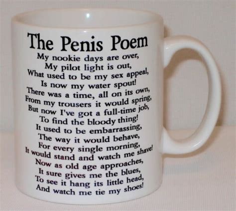 The Penis Poem Mug Can Personalise Fun Rude Work Office Willy Secret Santa T Ebay