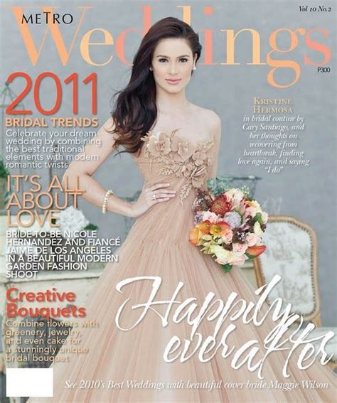 Well, it's been two days since their january 12. Kristine Hermosa on the cover of Metro Weddings | Wedding magazine