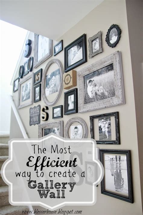 The Most Efficient Way to Create a Gallery Wall - Bless'er House