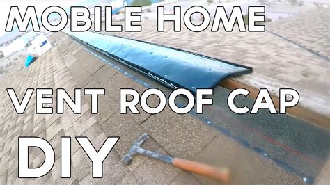 Diy Mobile Home Roof Vent Cap Youtube