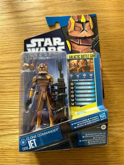 Star Wars The Clone Wars Cw38 Clone Commander Jet Ebay