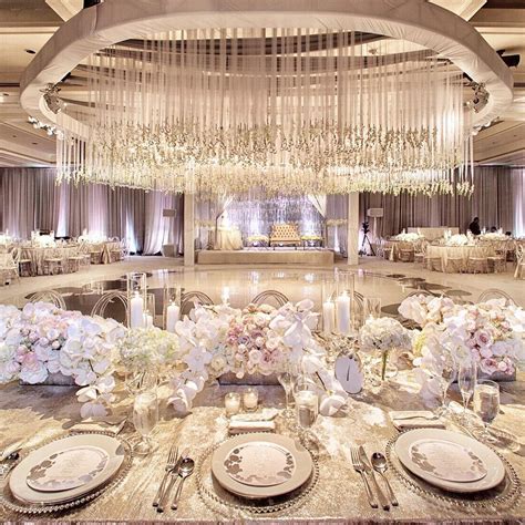 With some creative substitutions and a focus on the overall feel rather than the tiny details, you'll find that decorating your wedding reception on a. White Luxury Wedding Decor With Wonderful and Beautiful ...