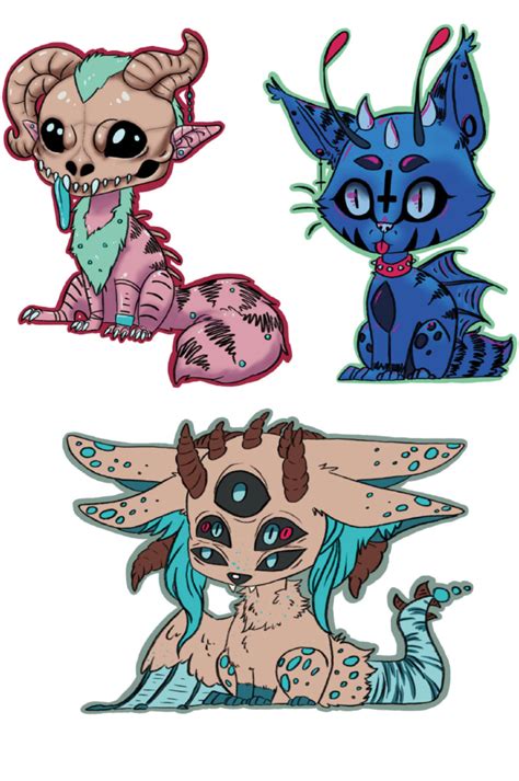 Draw Cute Chibi Creatures Like Dragons Or More By Hanakitsune