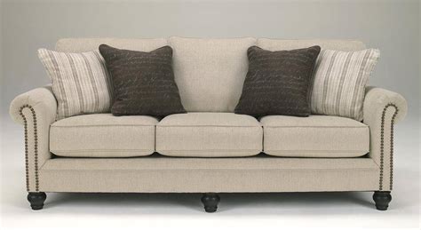 Ashley Milari Traditional Linen Upholstery Living Room Sofa 13000 38