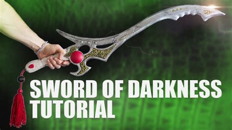 English Diy Sword Of Darkness Tutorial Power Rangers Youtube