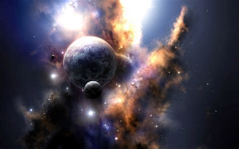 Wallpaper Night Planet Sky Earth Nebula World Explosion