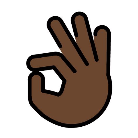 Ok Hand Emoji Clip Art