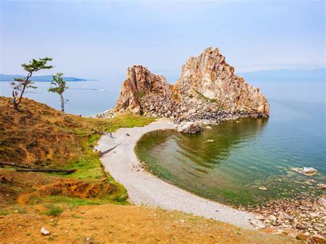 Lake Baikal In Siberia Russia Stock Photo Image Of Beach Khuzhir