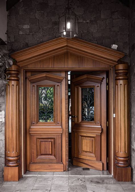Our Solid Mahogany Door With Bulletproofing Internals Custom Made To
