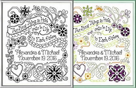 Browse our free cross stitch patterns and find your new pattern today! Best Thing Wedding Cross Stitch Pattern by Ursula Michael ...